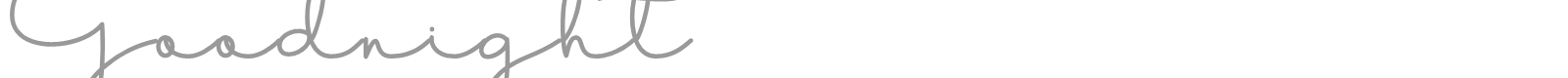 Sleeptight font preview