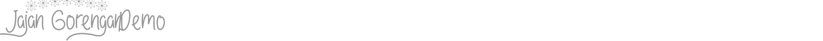 Jajan Gorengan font preview