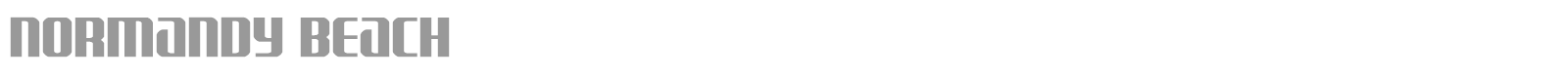 Normandy Beach font preview
