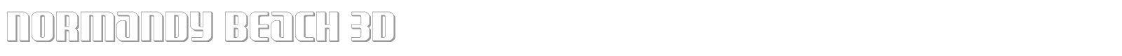 Normandy Beach font preview