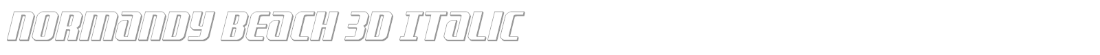 Normandy Beach font preview