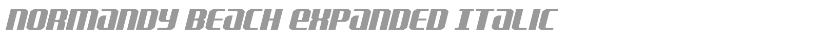 Normandy Beach font preview