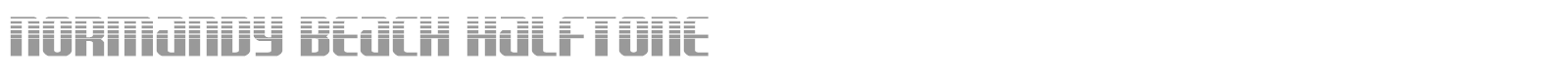 Normandy Beach font preview