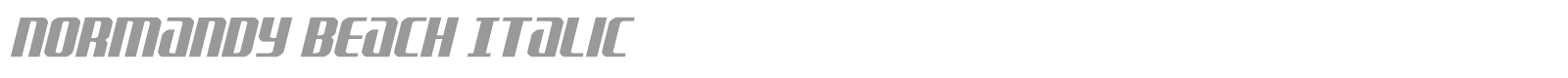Normandy Beach font preview