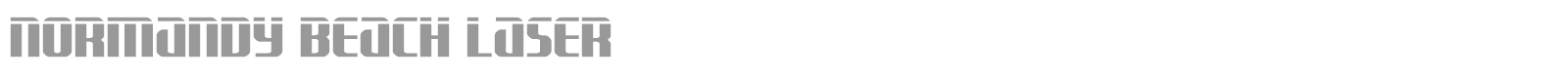 Normandy Beach font preview