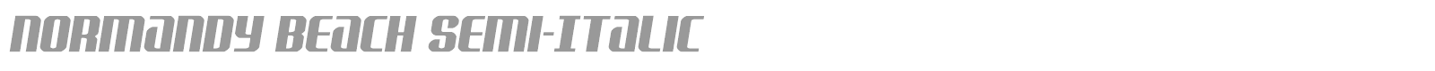 Normandy Beach font preview