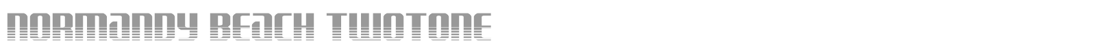 Normandy Beach font preview