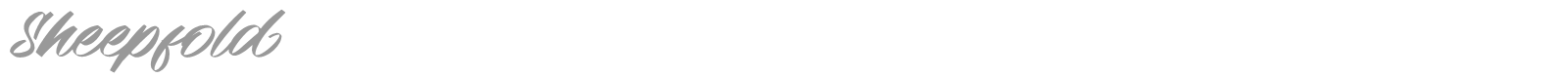 Sheepfold font preview