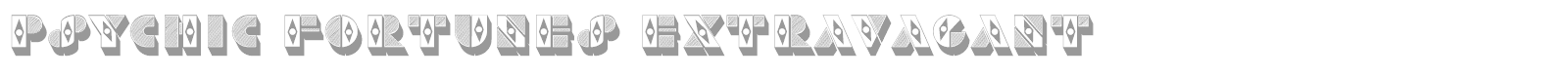 Psychic Fortunes font preview