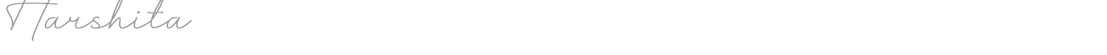 Harshita font preview
