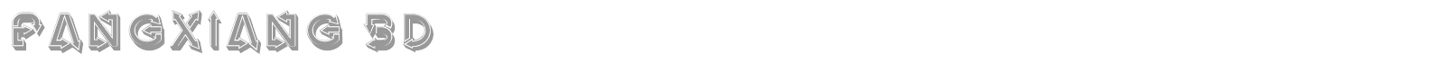 Fangxiang font preview