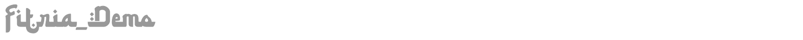 Fitria font preview