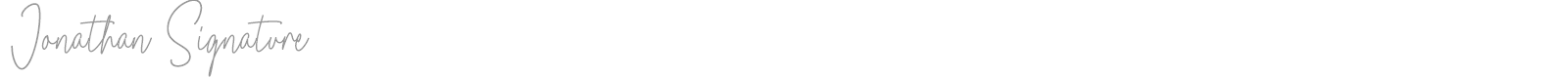 Jonathan Signature font preview