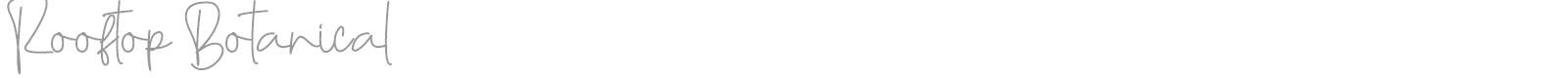 Rooftop Botanical font preview