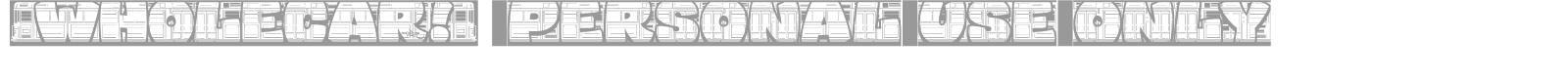 Wholecar font preview