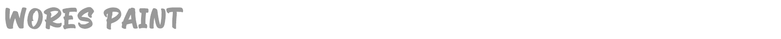 Wores Paint font preview