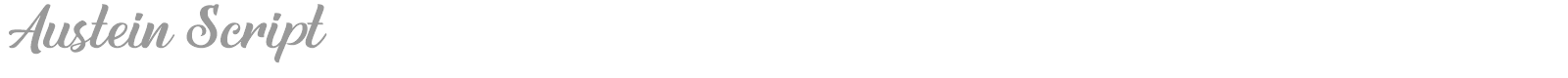 Austein Script font preview