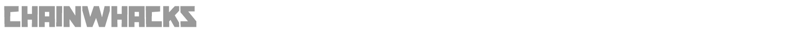 Chainwhacks font preview