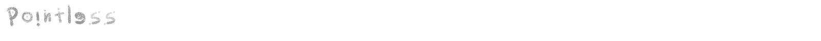 Pointless font preview