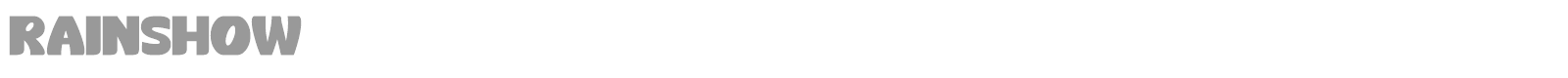 Rainshow font preview