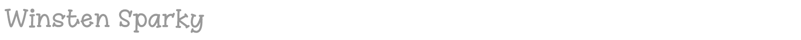 Winsten Sparky font preview