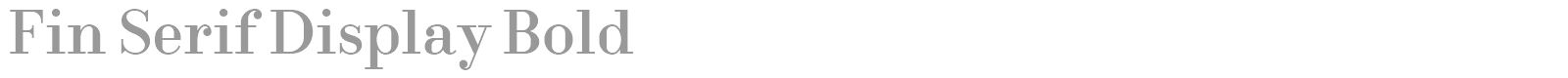 Fin Serif Display font preview