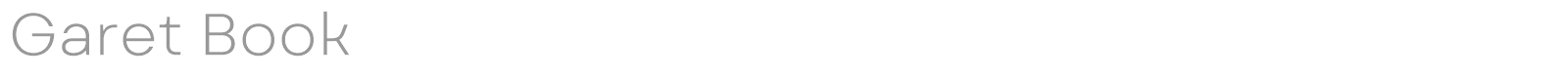 Garet font preview