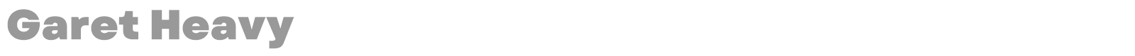 Garet font preview