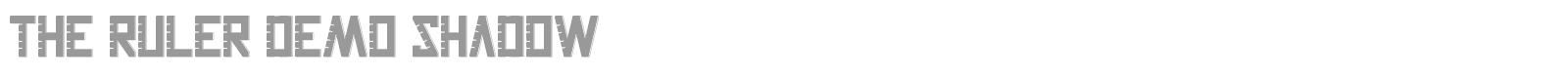 The Ruler font preview