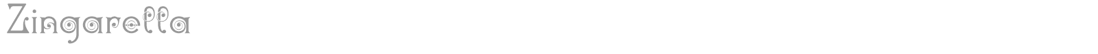 Zingarella font preview