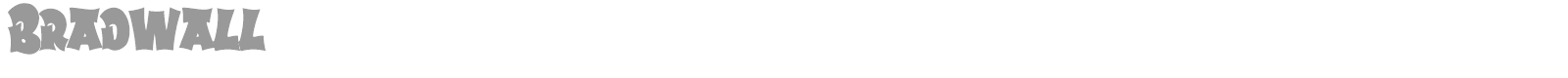 Bradwall font preview