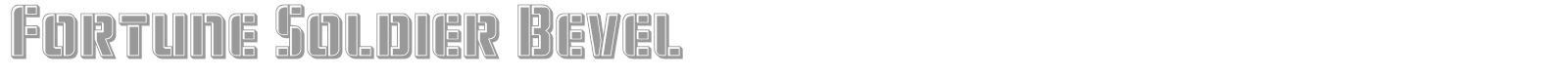 Fortune Soldier font preview