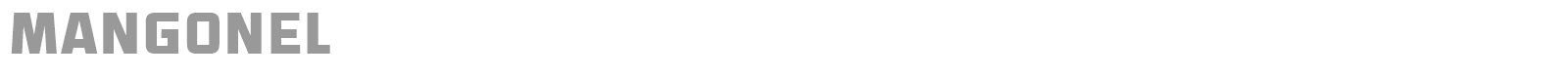 Mangonel font preview