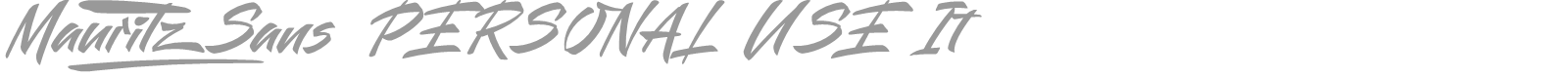 Mauritz Sans font preview
