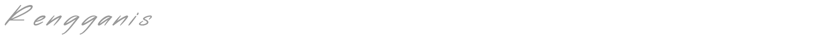 Rengganis font preview