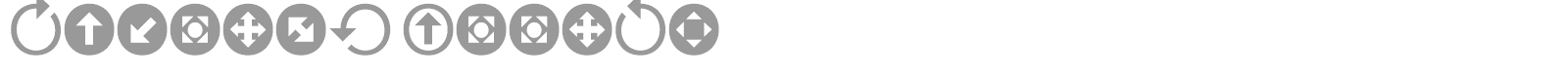 Uchrony Arrows font preview