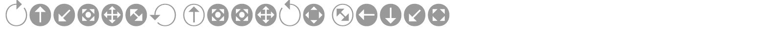 Uchrony Arrows font preview