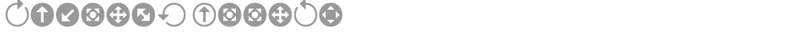 Uchrony Arrows font preview