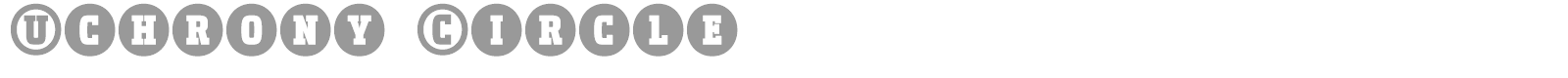 Uchrony Circle font preview
