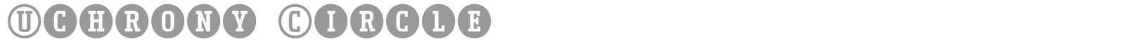 Uchrony Circle font preview