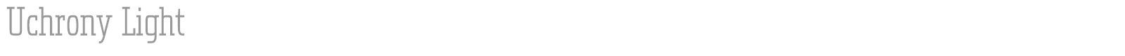Uchrony font preview