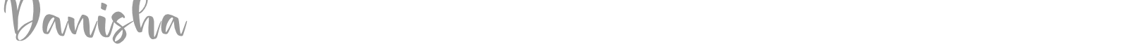Danisha font preview