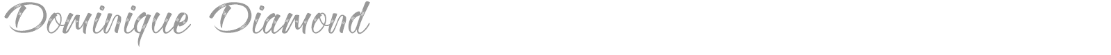 Dominique Diamond font preview