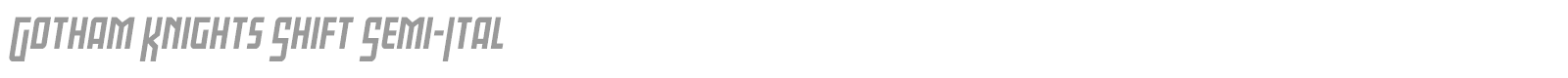 Gotham Knights font preview