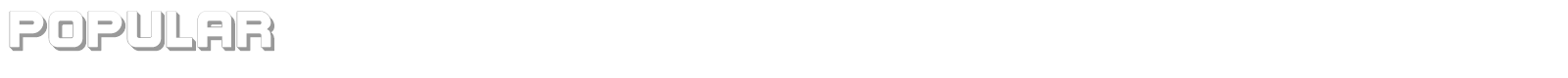 Popular font preview