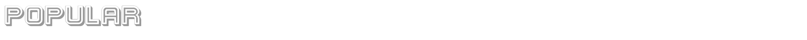 Popular font preview