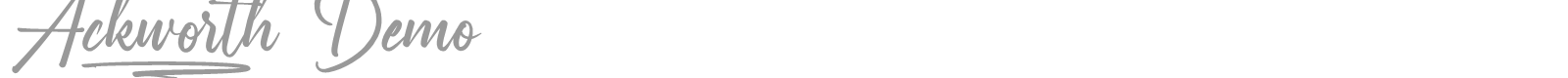 Ackworth font preview