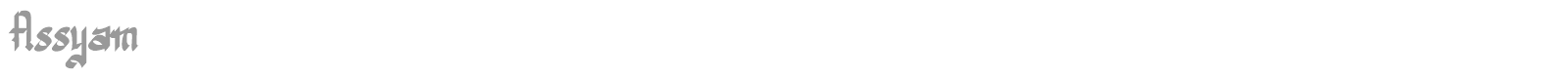 Assyam font preview