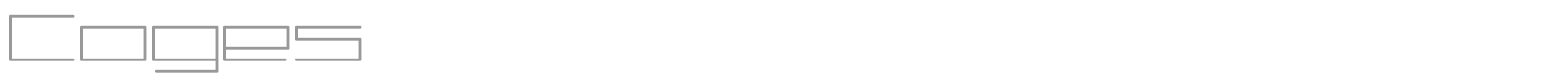 Coges font preview