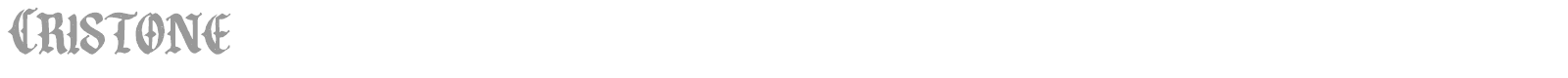 Cristone font preview